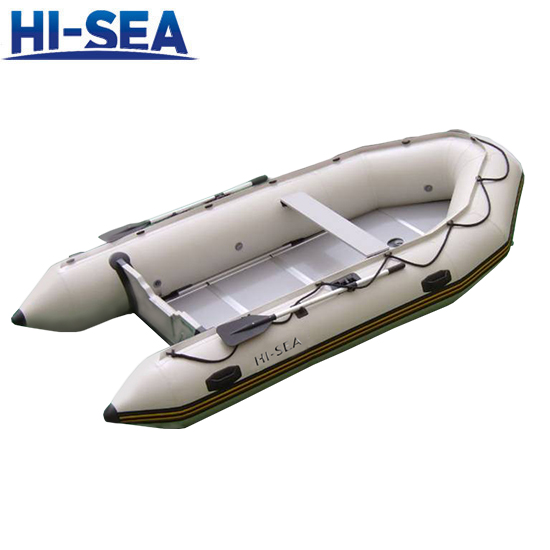 5.0m PVC Aluminum Floor Inflatable Boat With Engine